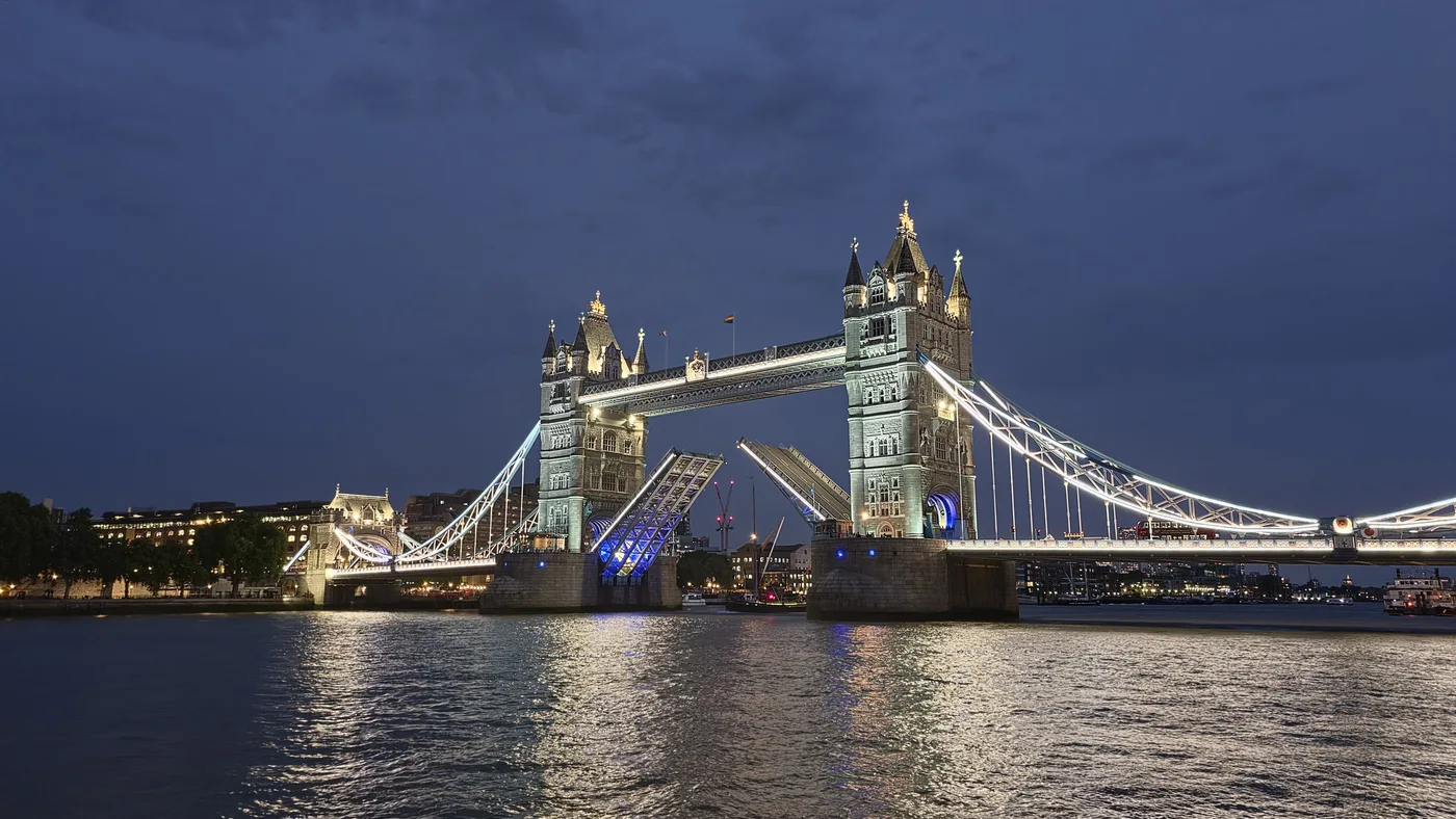 Tower Bridge at night, London